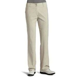 NWT NIKE GOLF Women's Dri-Fit Tech Long Golf Pants Beige 256859